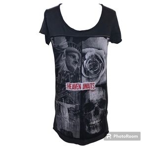Sinstar 100% Cotton Graphic Long T shirt